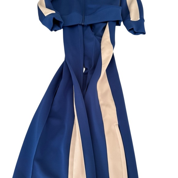 Skims Cobalt Blue And White Jacket Pants M - Picture 5 of 5